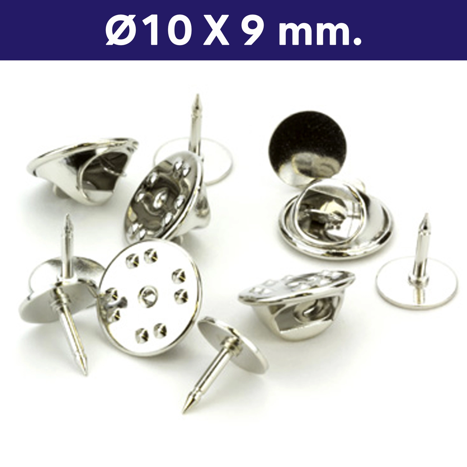 [591080223] Soporte Piocha Con Cierre Mariposa SOMA02 Plateado -[591080223]b