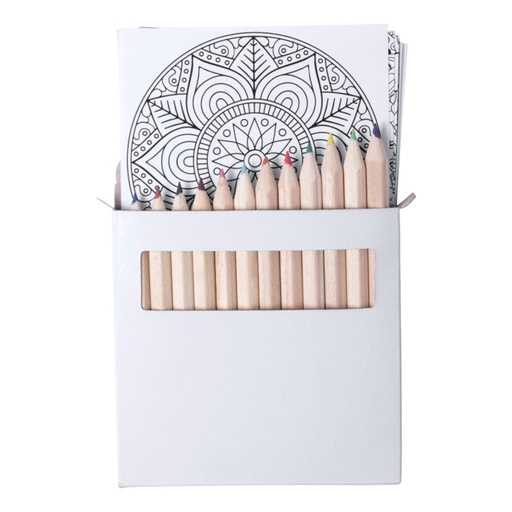 [601060780] Bolígrafo Lápices De Colores Con Láminas Para Colorear Set N200 -[601060780]b