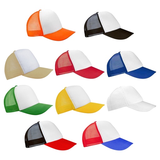 Jockey Gorro Poliéster Esponja Malla Sublimable -[GR30]b